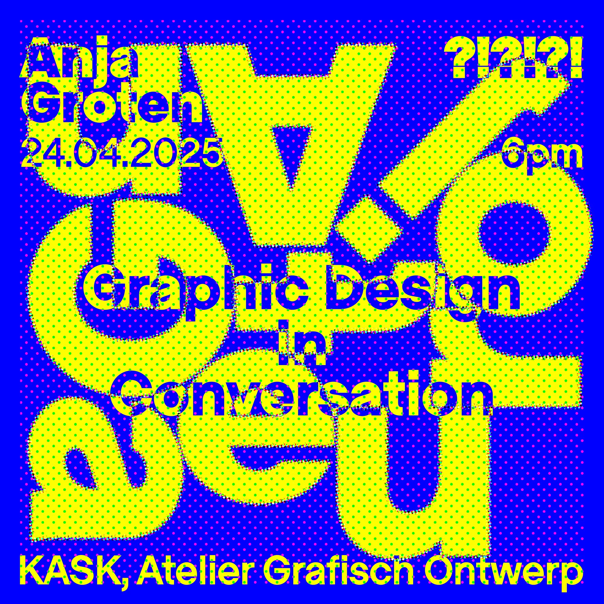 Instagram promotion for the lecture series, speaker Anja