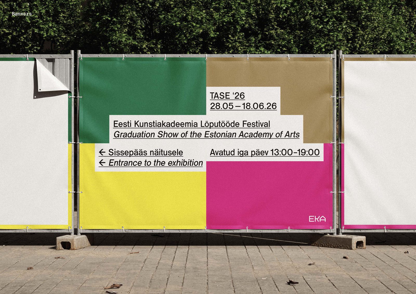 TASE 2026 identity, poster page