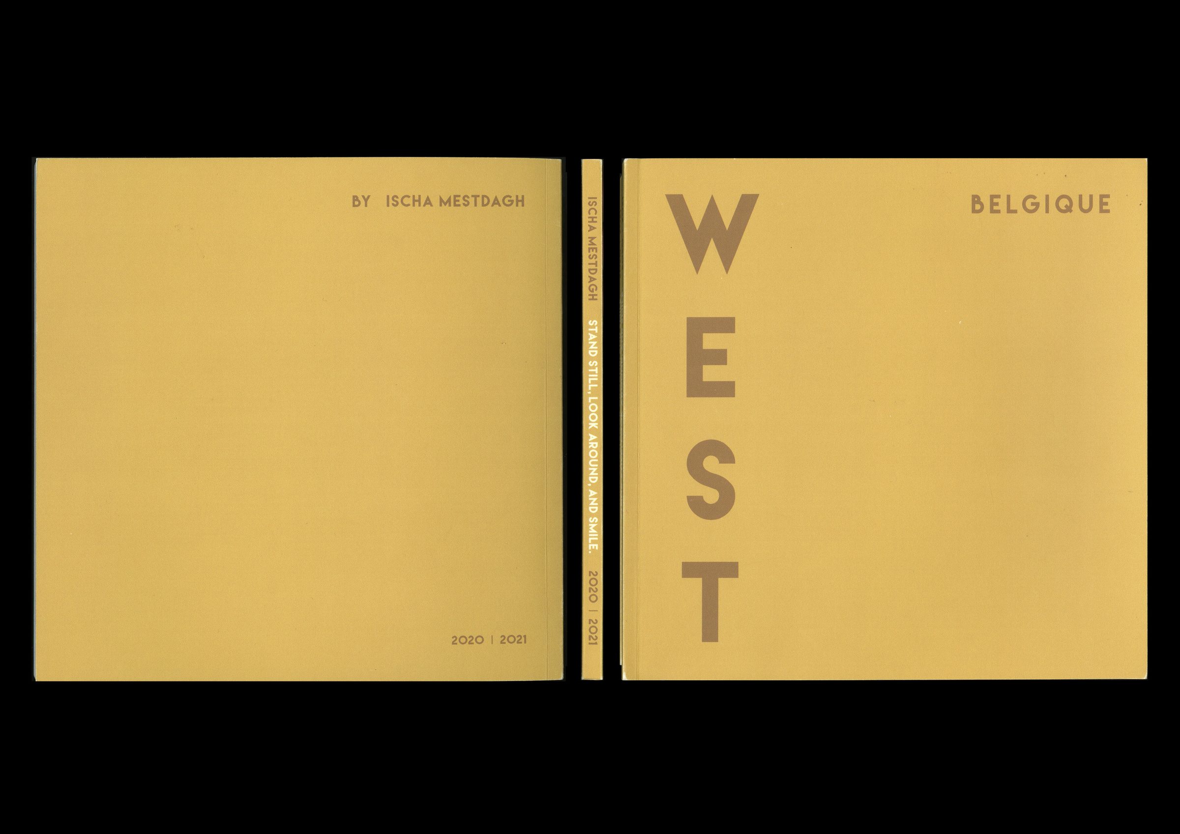 West-Belgique, cover of the self-published photobook